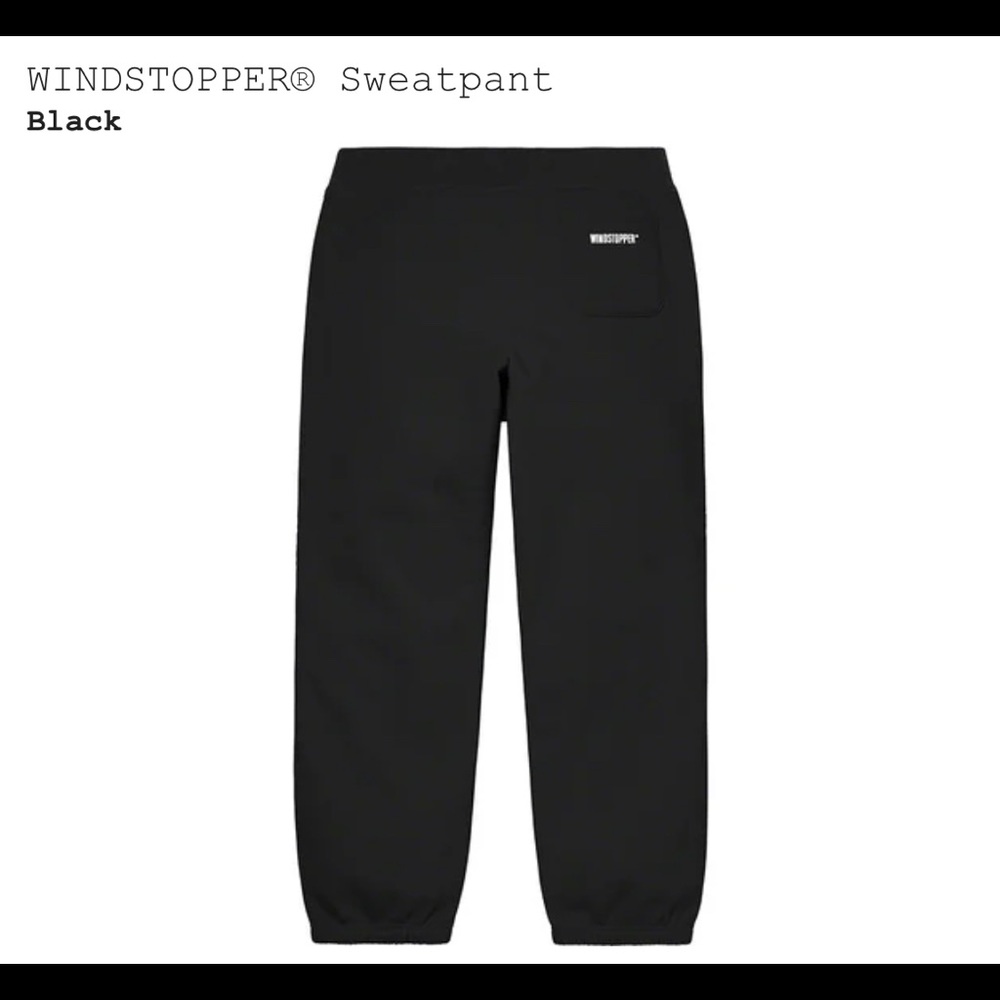 Supreme Windstopper Sweatpants - Picture 2 of 4